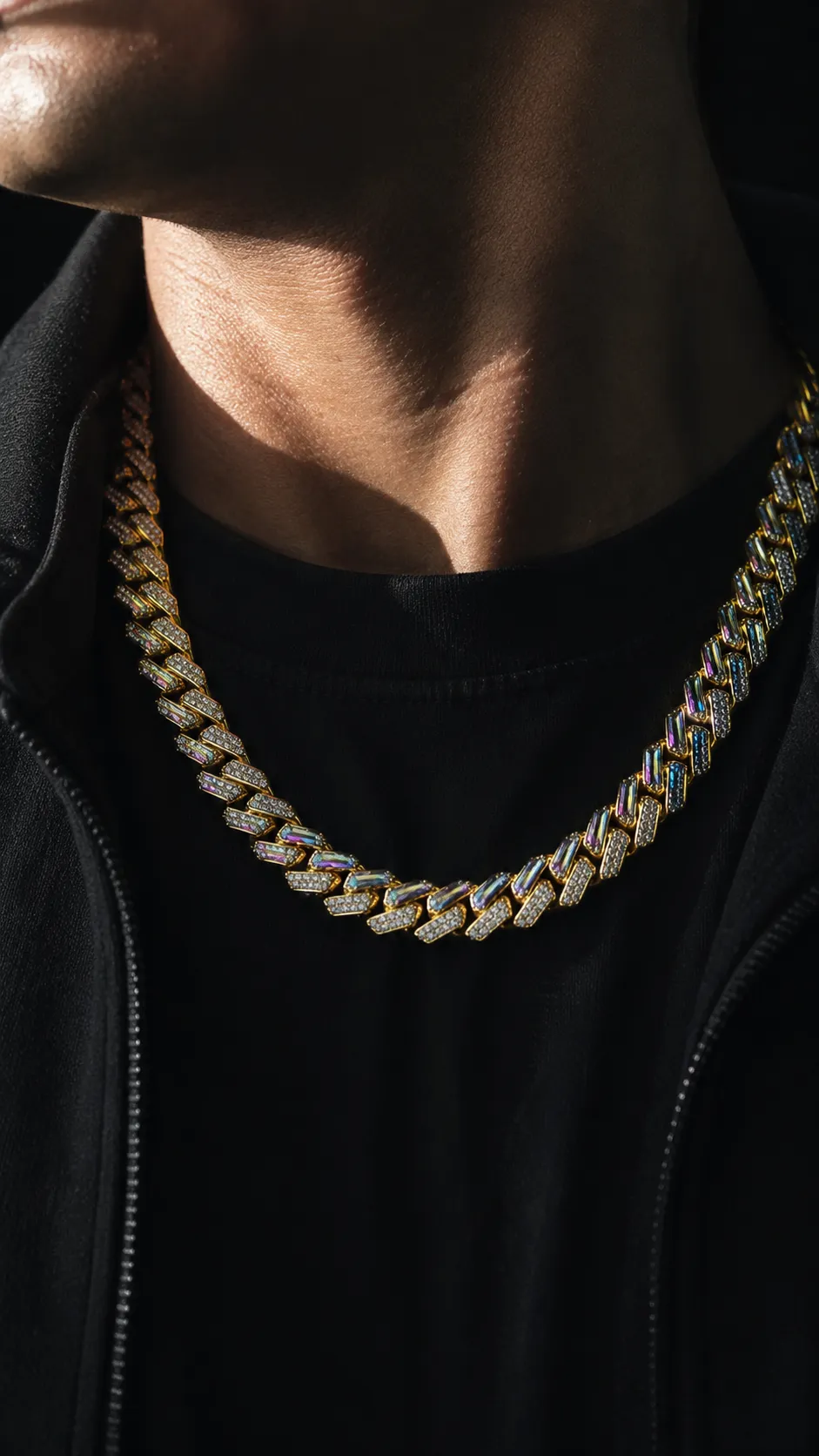 Collar Tornasolado Oro